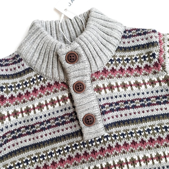Janie & Jack 18-24 Months Fair Isle Fall Holiday Sweater NWT - Picture 2 of 6